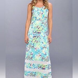 Lilly Pulitzer Deanna Maxi Dress Sea Soiree